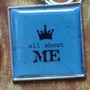 all about me pendant with 925 silver necklace (3203)